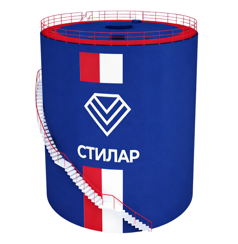 Цельносварной резервуар РВС для питьевой воды 100 м³ от завода-производителя