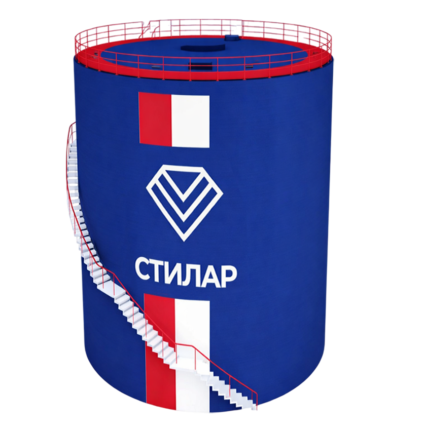 Цельносварной резервуар РВС для мазута 50 м³ от завода-производителя